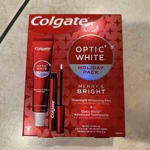 Colgate Optic White Overnight Pen And Advanced Toothpaste